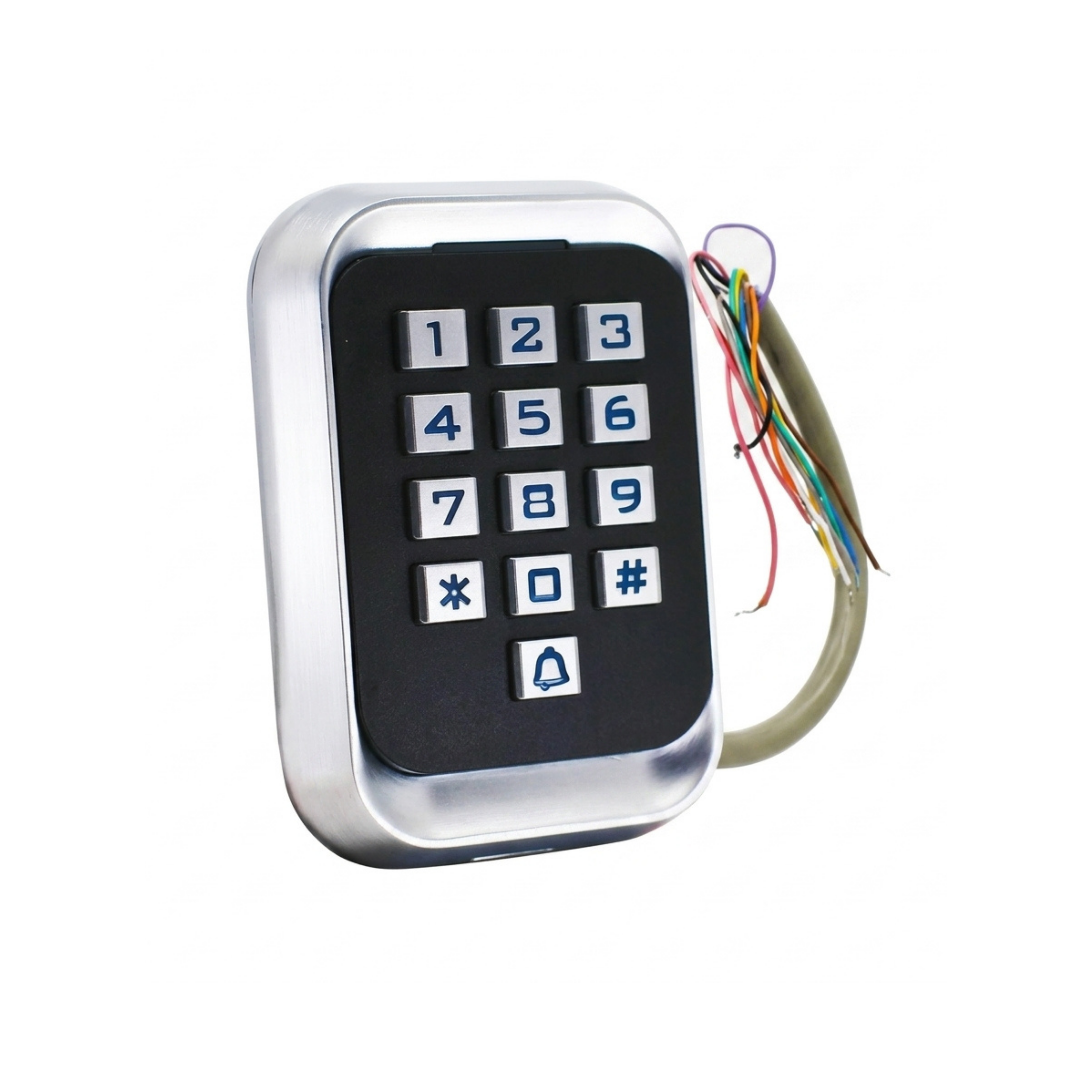 ASE Modern Illuminated Outdoor Keypad with WG26 and RFID | FASKP70