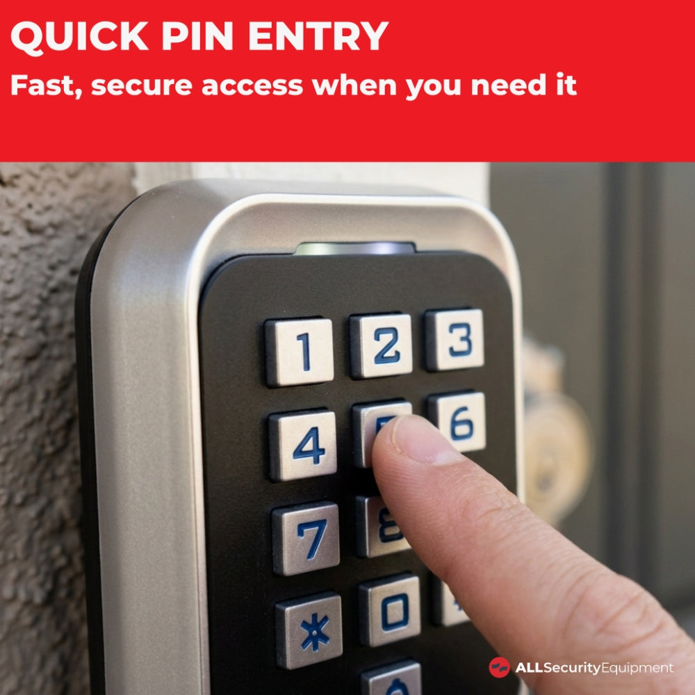 ASE Modern Illuminated Outdoor Keypad with WG26 and RFID | FASKP70