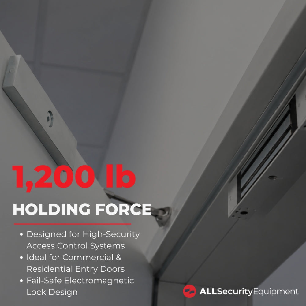 ASE Surface Mount UL Listed Magnetic Lock FAS-HUL1200LSDM | All Security Equipment