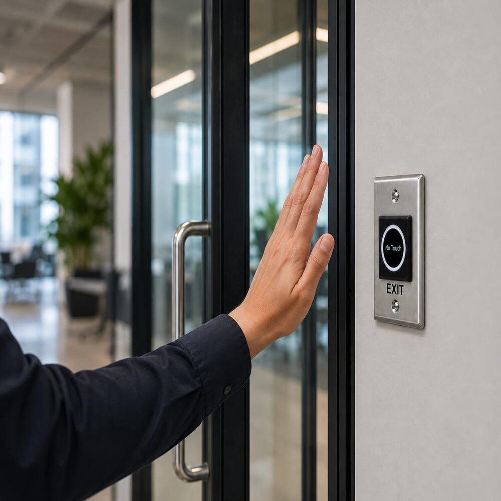 ASE Touchless Exit Button TLEB | All Security Equipment