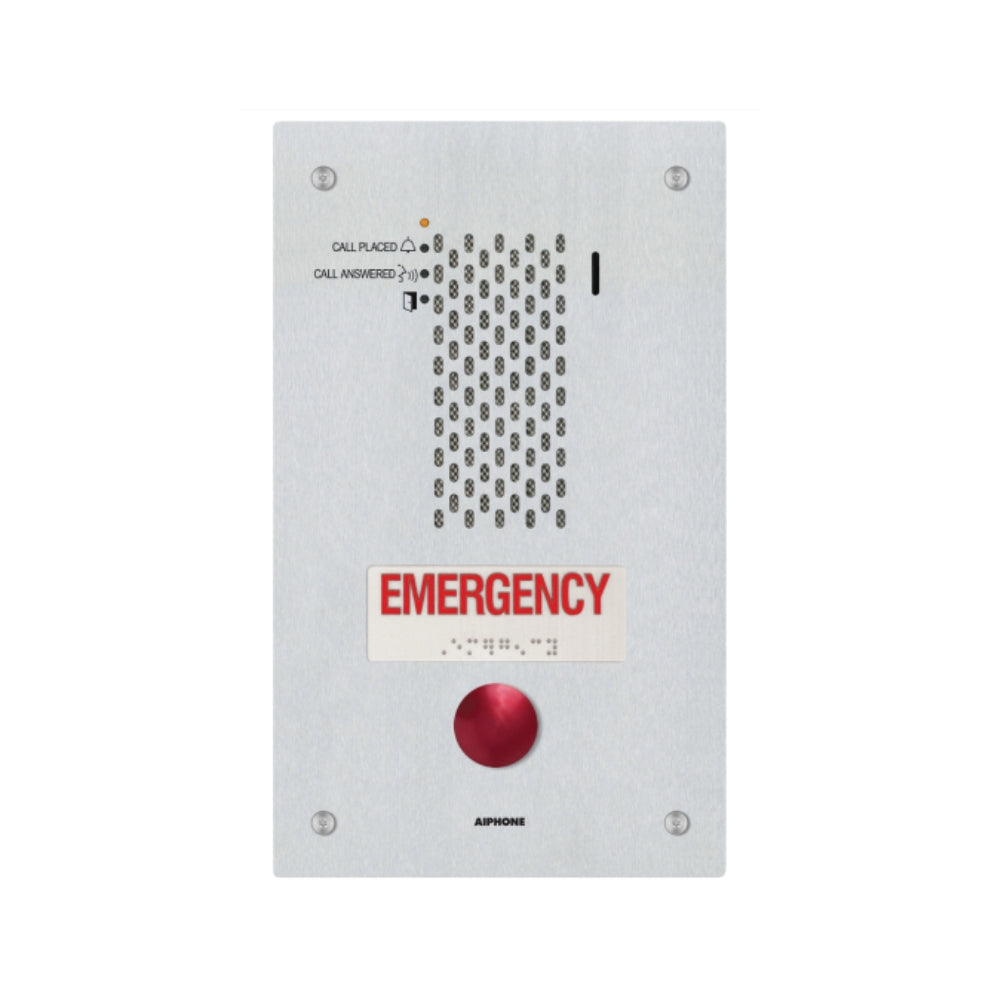 Aiphone IP Emergency Call Station with Emergency Button | All Security Equipment