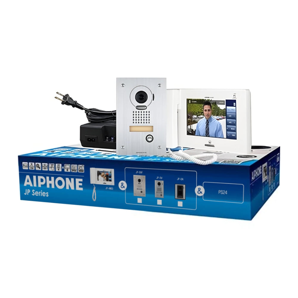 Aiphone JP Series Flush Video Intercom Set with 7" Touchscreen | All Security Equipment