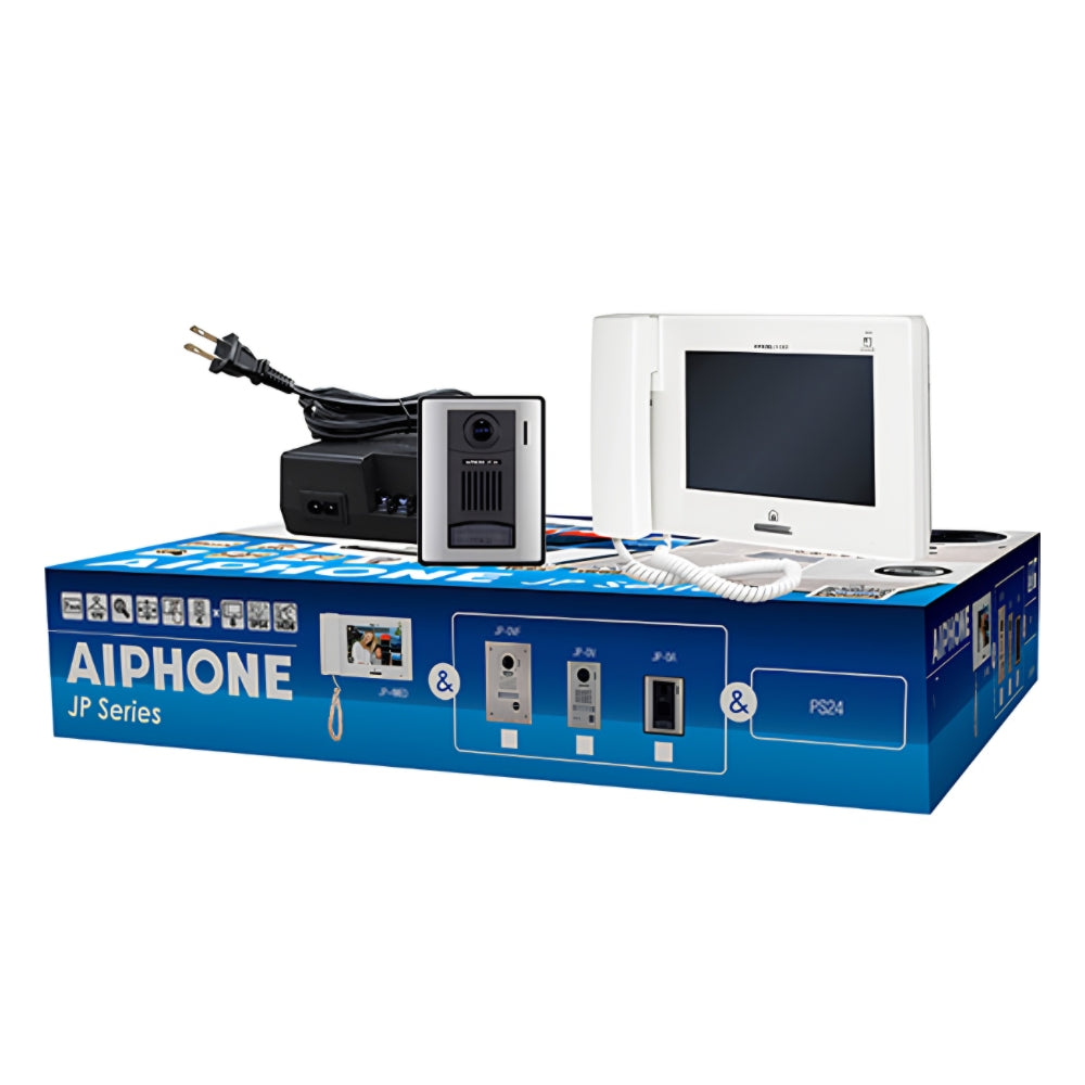 Aiphone JPS-4AED JP Series Video Intercom Set with 7-Inch Touchscreen | All Security Equipment