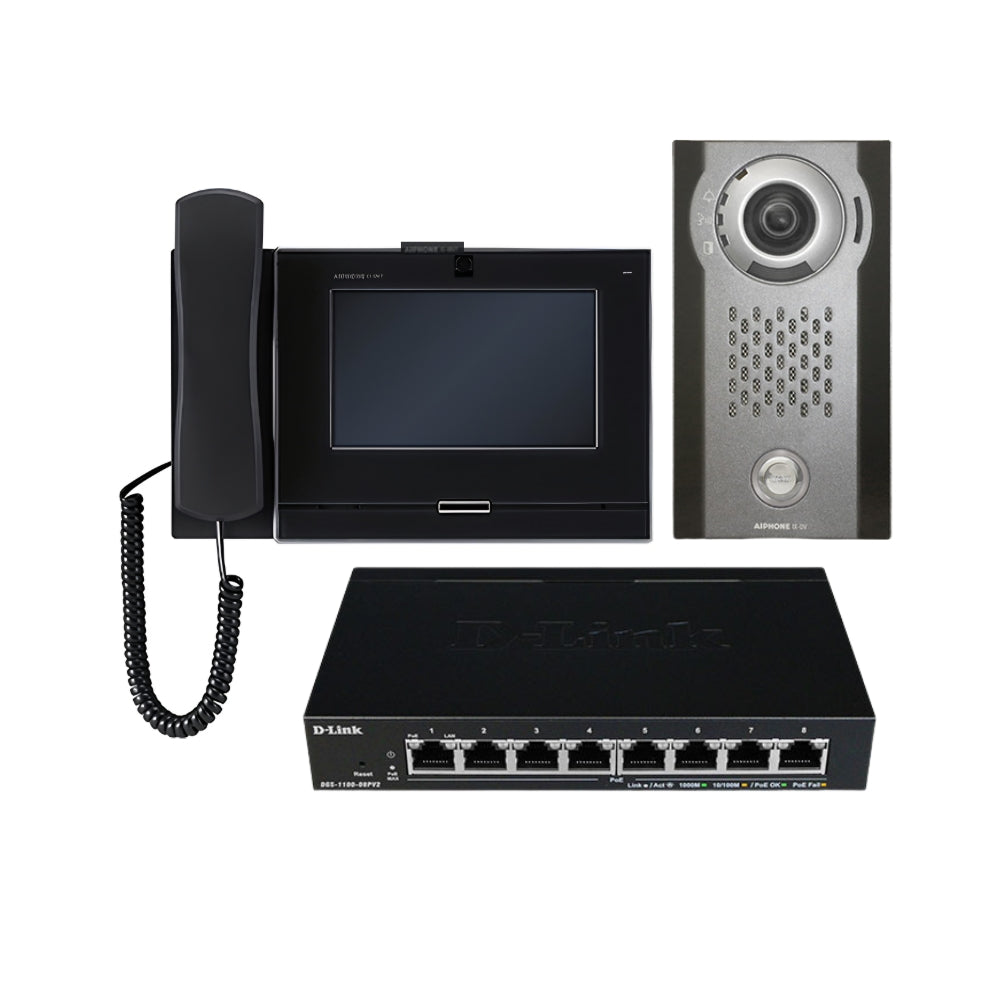 Aiphone Preprogrammed IX Box Set with Surface-Mount IP Door Station | All Security Equipment