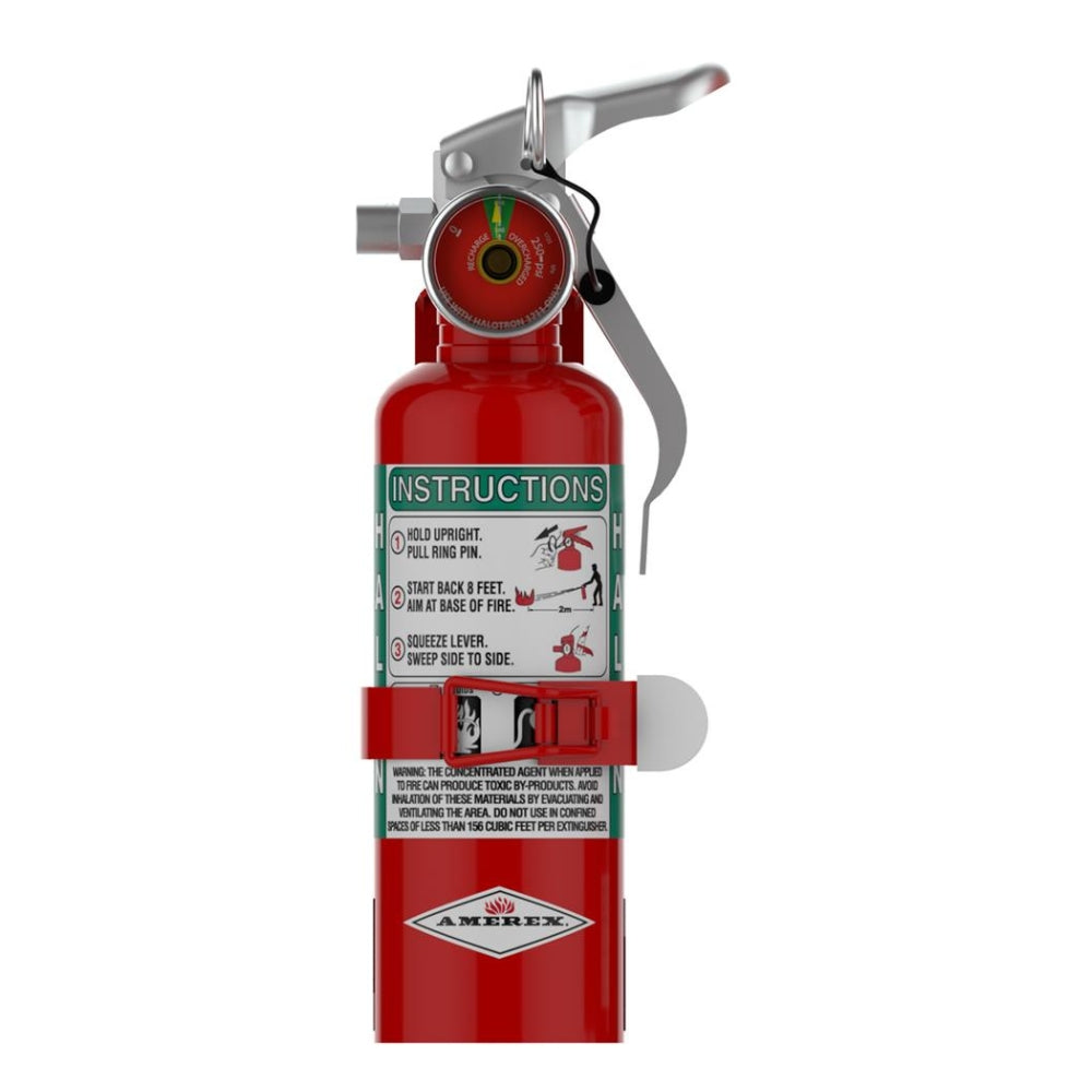 Amerex 1.25lb Halon 1211 Fire Extinguisher - Model A344T 12596