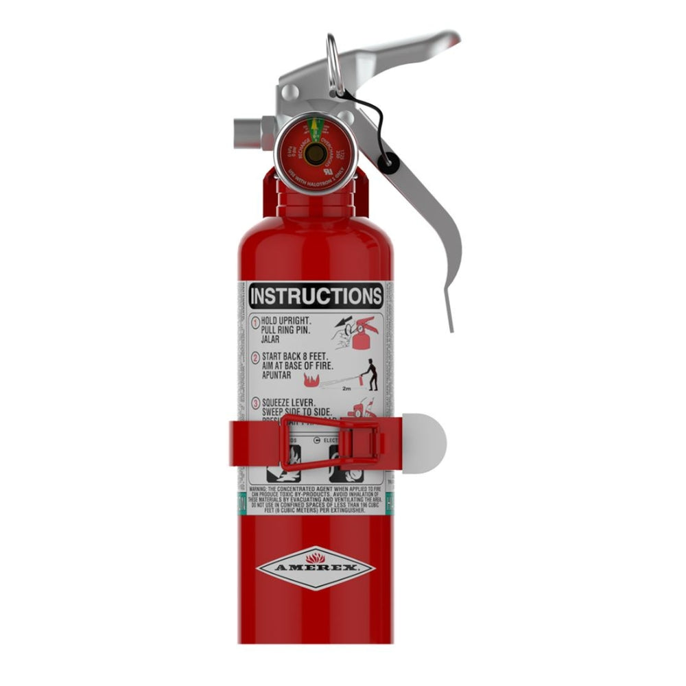 Amerex 1.4lb Halotron I Fire Extinguisher - Model A384T 14400