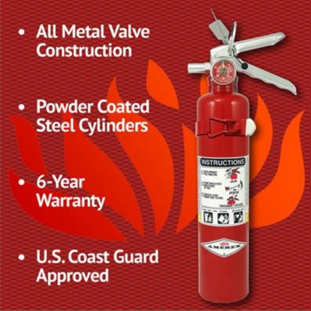 Amerex 2.5lb ABC Fire Extinguisher - Model B417T 15217 - 2