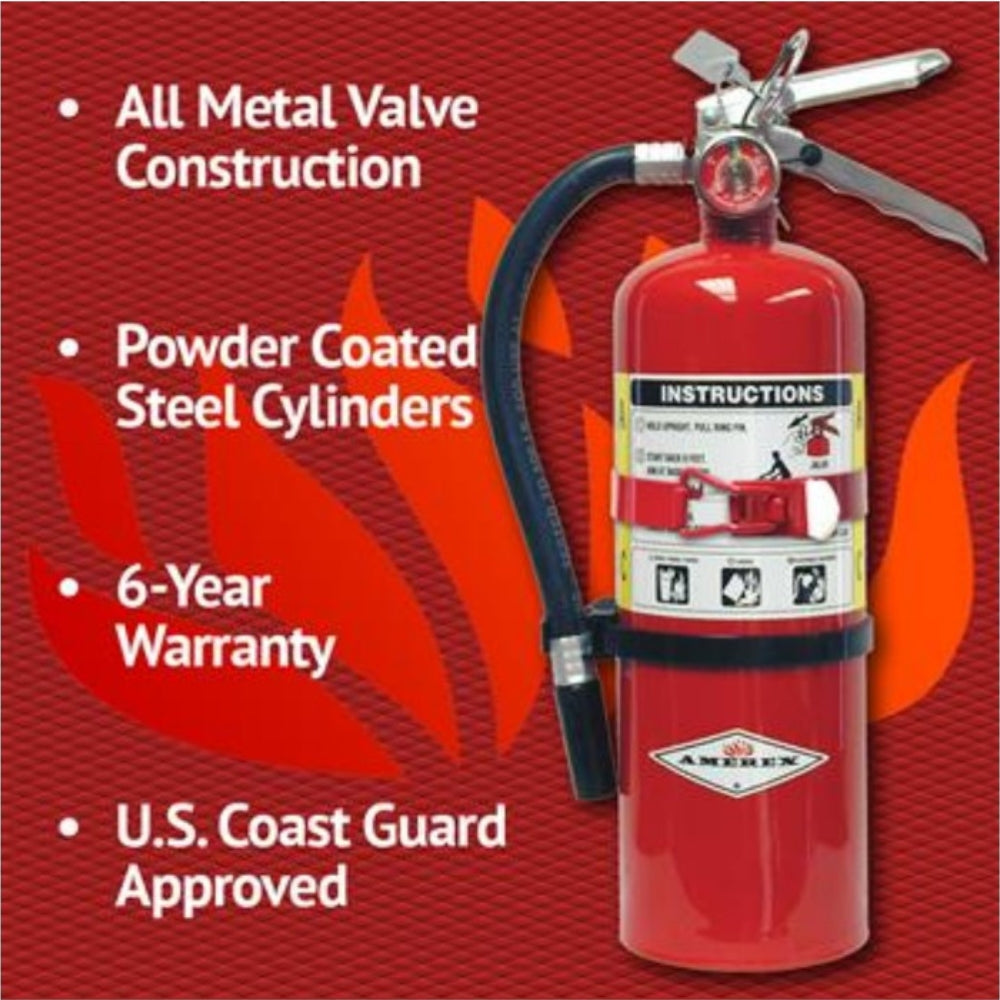 Amerex 5lb ABC Fire Extinguisher - Model B402T 15281 - 2