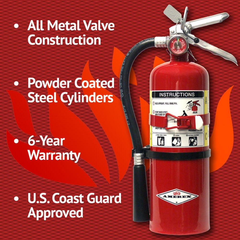 Amerex 5lb ABC Fire Extinguisher - Model B500T 15310 - 2