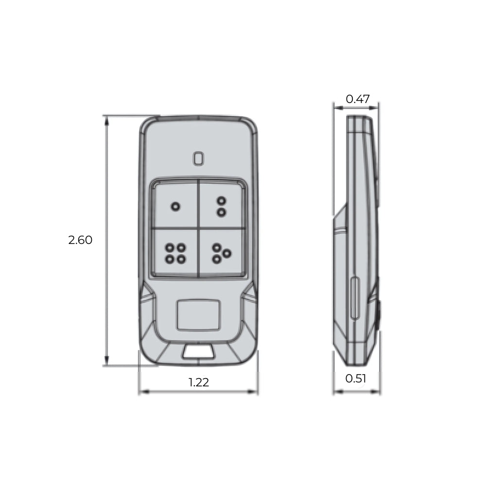 BFT D112351 MITTO COOL C4 Remote | All Security Equipment