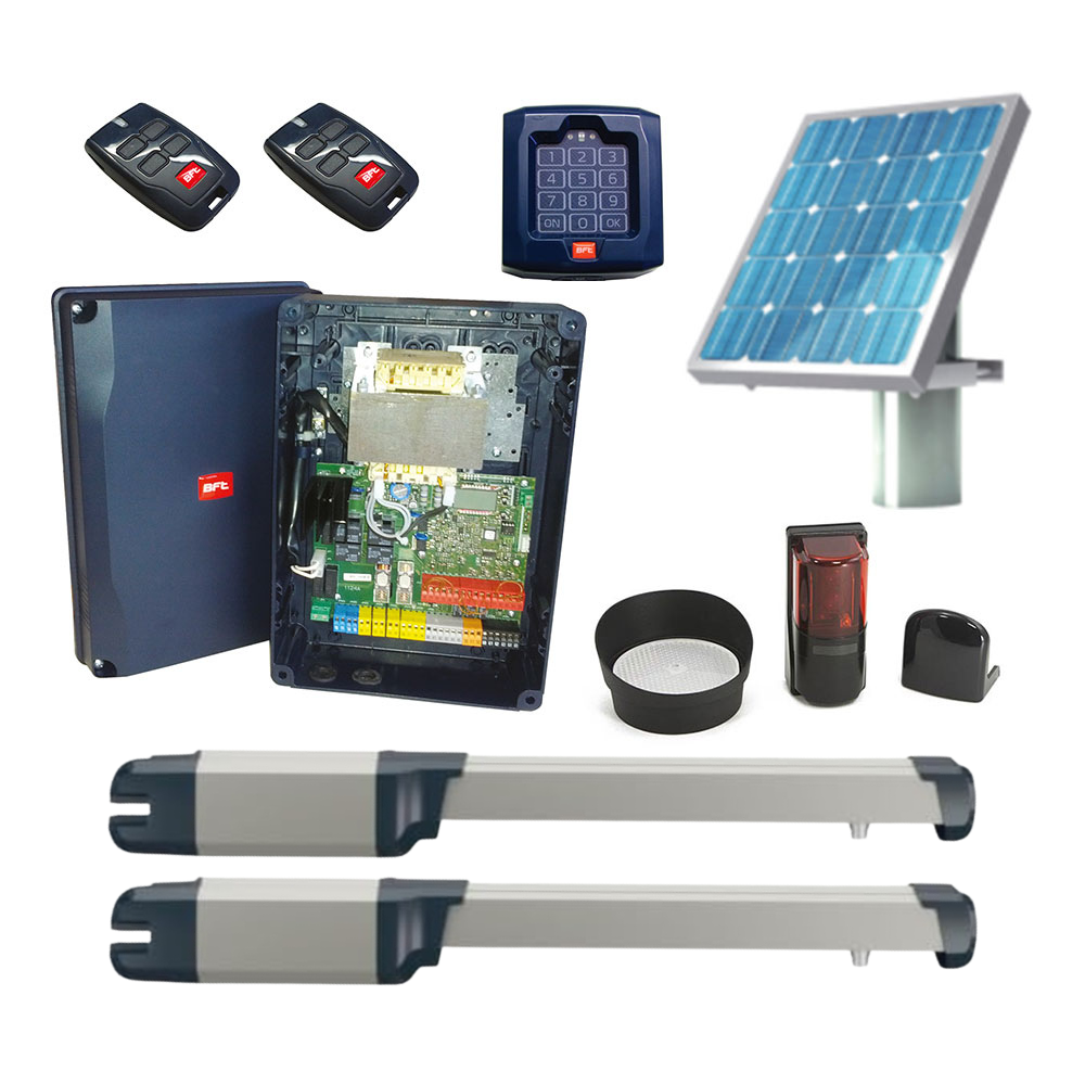 BFT Phobos B40 Dual Solar Swing Gate Opener | All Security Equipment