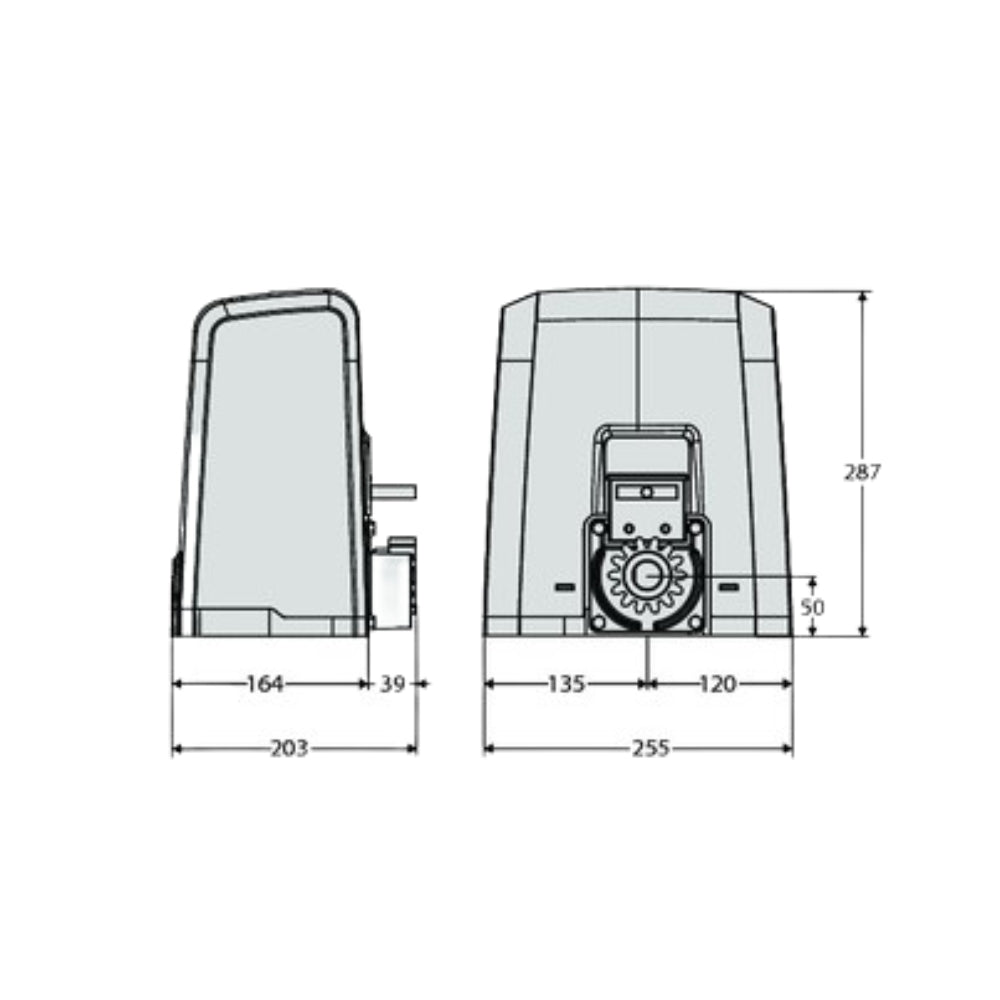 BFT R925267 00002 DEIMOS BT A400 FRA Slide Gate Operator Kit | All Security Equipment