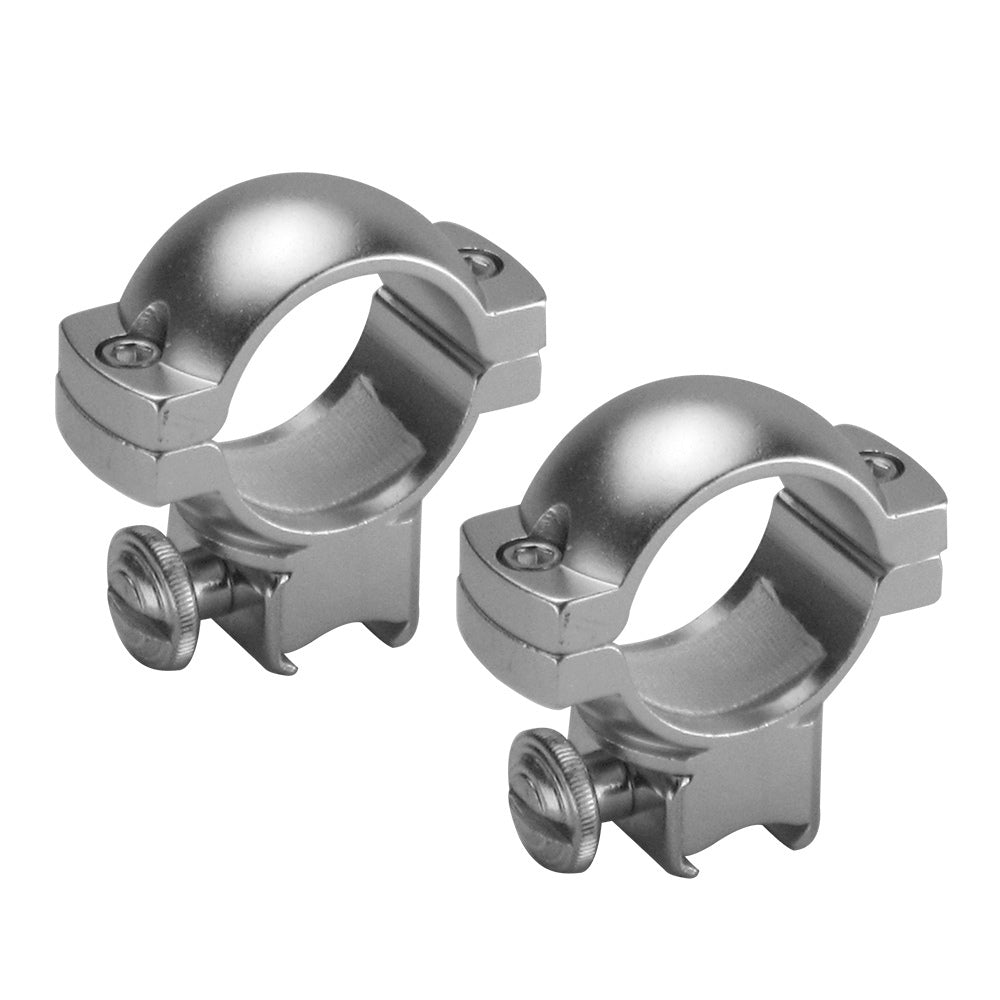 Barska 1" Medium Dovetail Style Rings, Silver AI13300