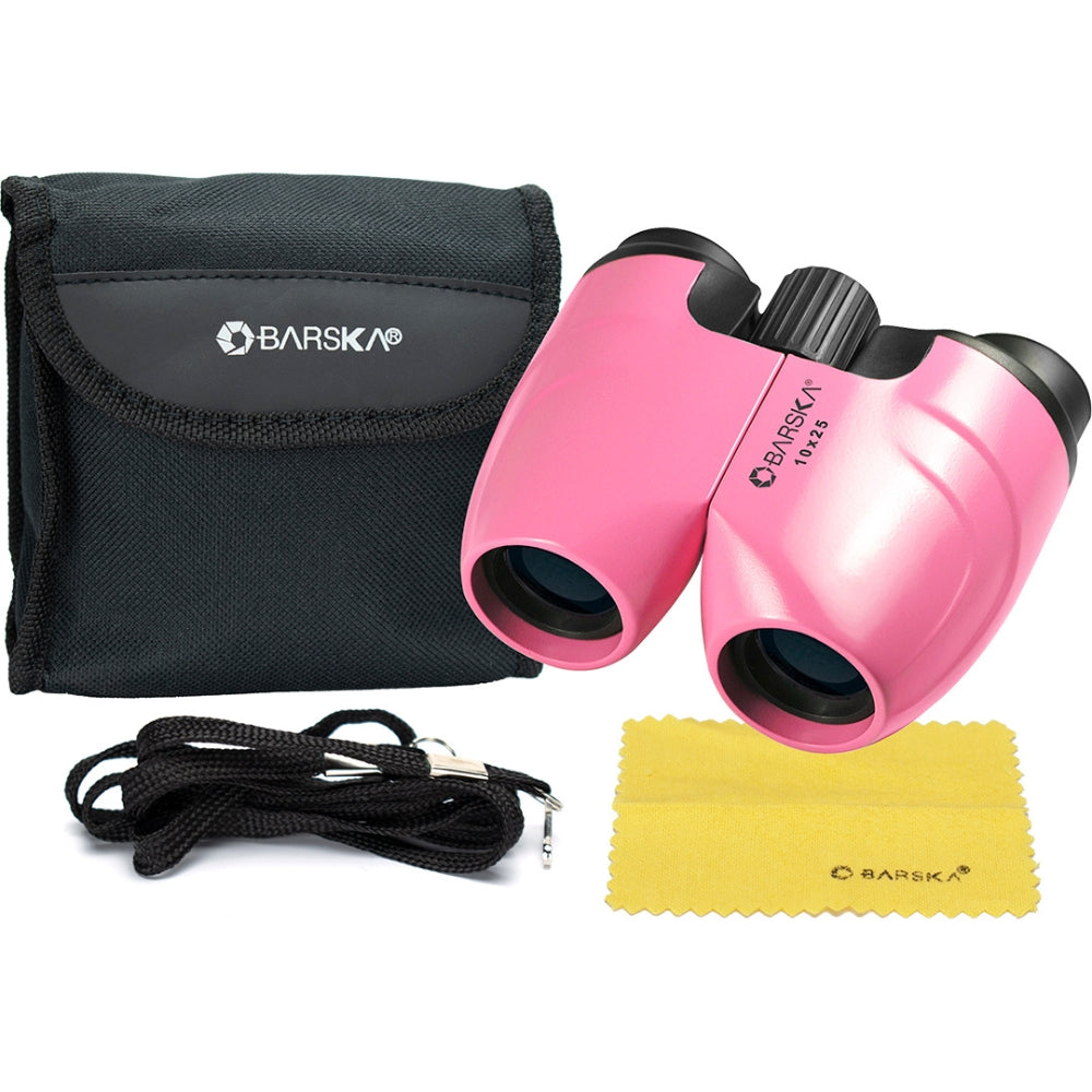 Barska 10x25mm Colorado Pink Compact Binoculars CO11370