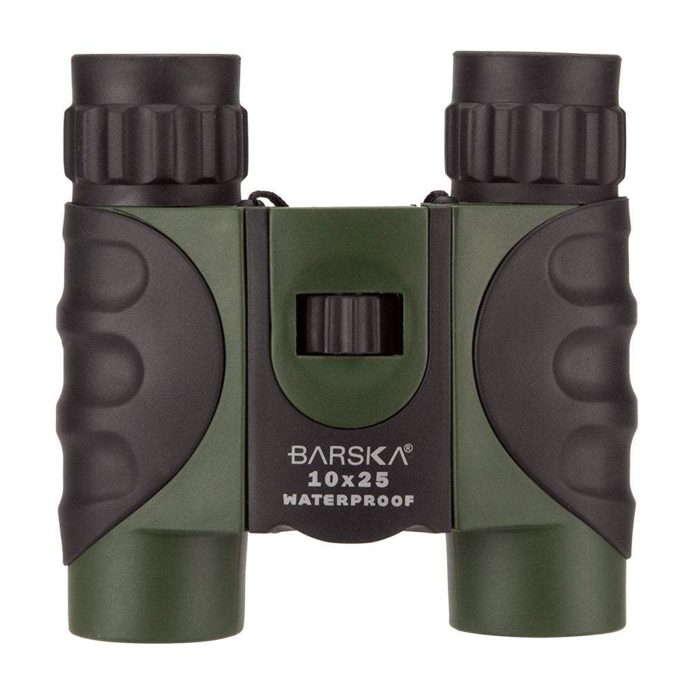 Barska 10x25mm Green Waterproof Compact Binoculars AB12723