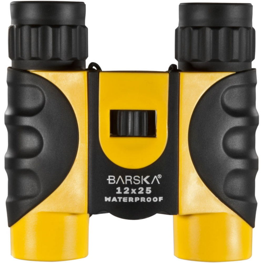 Barska 12x25mm Colorado Yellow Waterproof Compact Binoculars CO11010