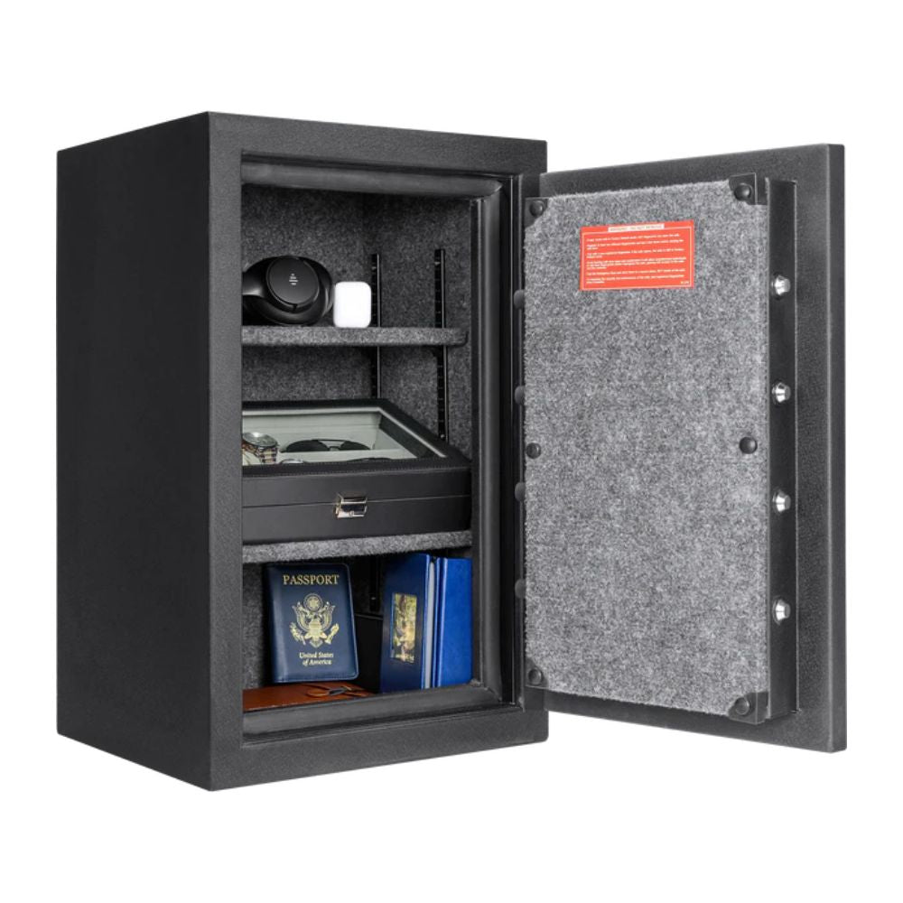Barska 2.02 Cu. ft Biometric Keypad Fire Resistant Safe | All Security Equipment