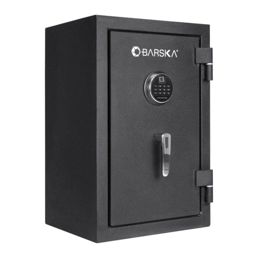 Barska 2.02 Cu. ft Biometric Keypad Fire Resistant Safe | All Security Equipment