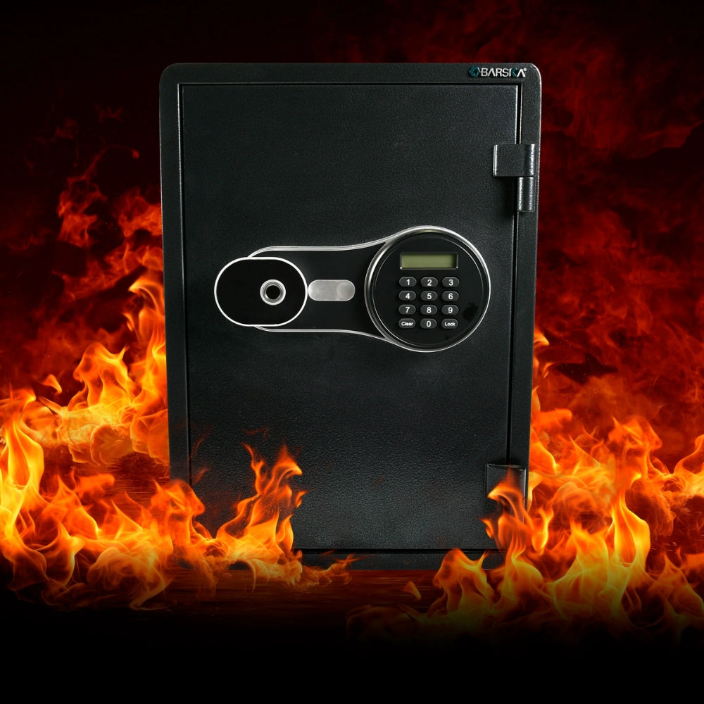 Barska AX14198 FV PRO 500 Biometric Keypad Fire-Resistant Safe | ASE
