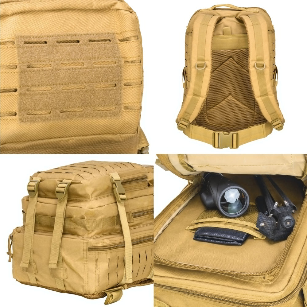 Barska BI14088 Loaded Gear GX-700 Large Tactical Backpack with MOLLE (Dark Earth) | All Security Equipment