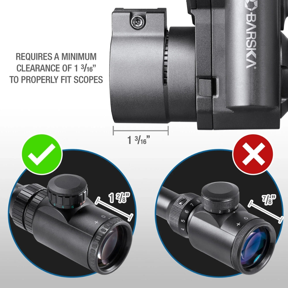 Barska BQ14028 NVD35 Night Vision Rifle Scope Clip On | All Security Equipment