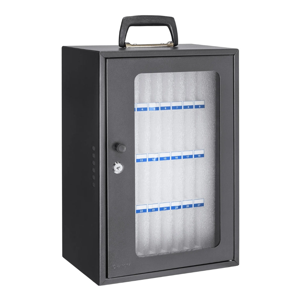 Barska CB14104 36 Capacity Smartphone Lock Box with Key Lock & Carry Handle | All Security Equipment