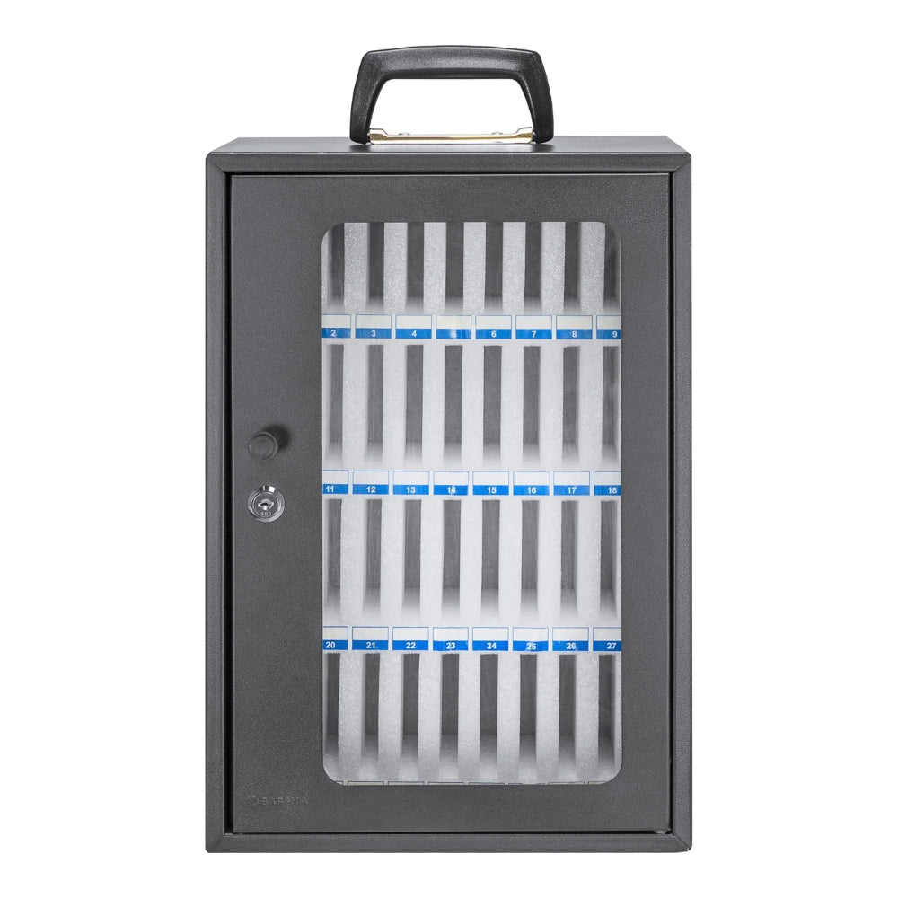 Barska CB14104 36 Capacity Smartphone Lock Box with Key Lock & Carry Handle | All Security Equipment