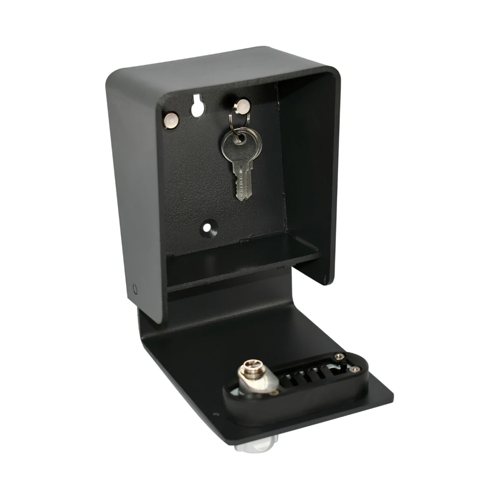 Barska CB14206 Wall-Mounted Key Lock Box with Combination and Key Lock | ASE