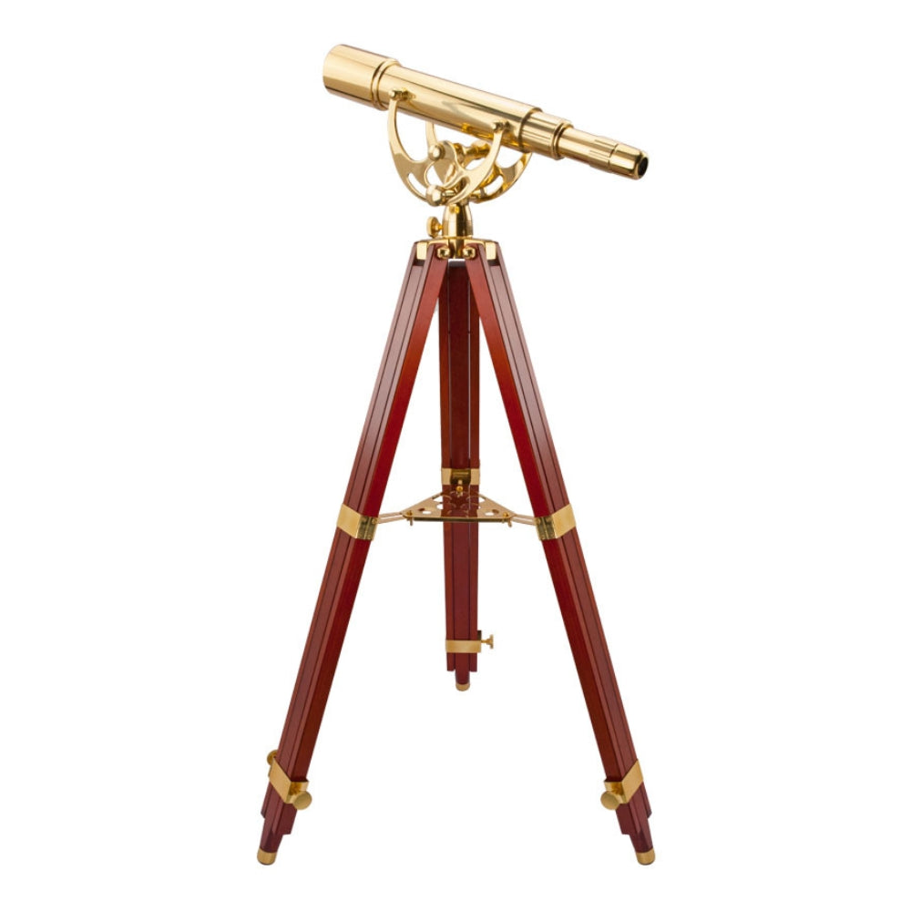 Barska 15-45x50mm Classic-Brass-Spyscope -Mahogany-Tripod-AA10616.