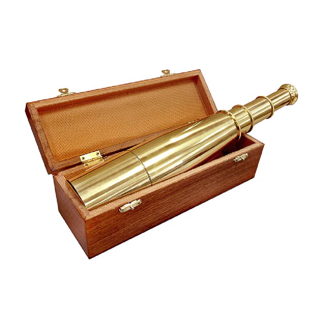 Barska AA10612 18x50mm Collapsible Brass Spyscope Telescope | ASE