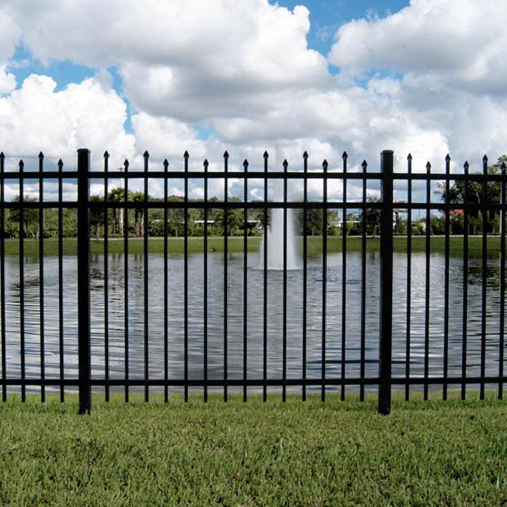 Parkway Fence 6’ H x 6’ W Aluminum California Style - iDeal