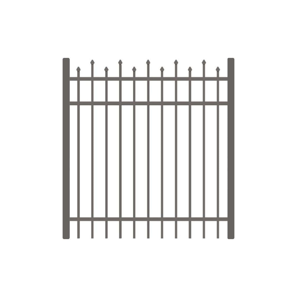 Residential Walk Gate 4’ H x 4’ W Aluminum California Style - iDeal
