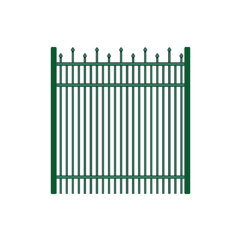 Residential Walk Gate 4’ H x 4’ W Aluminum California Style - iDeal
