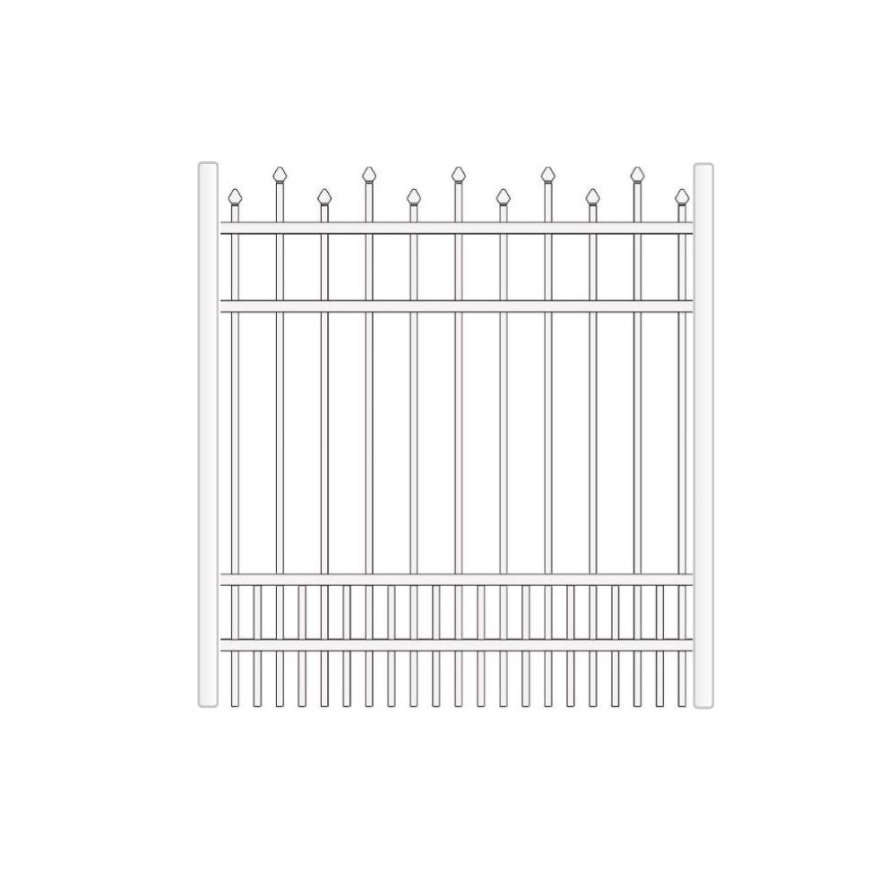 Residential Walk Gate 4’ H x 4’ W Aluminum California Style - iDeal