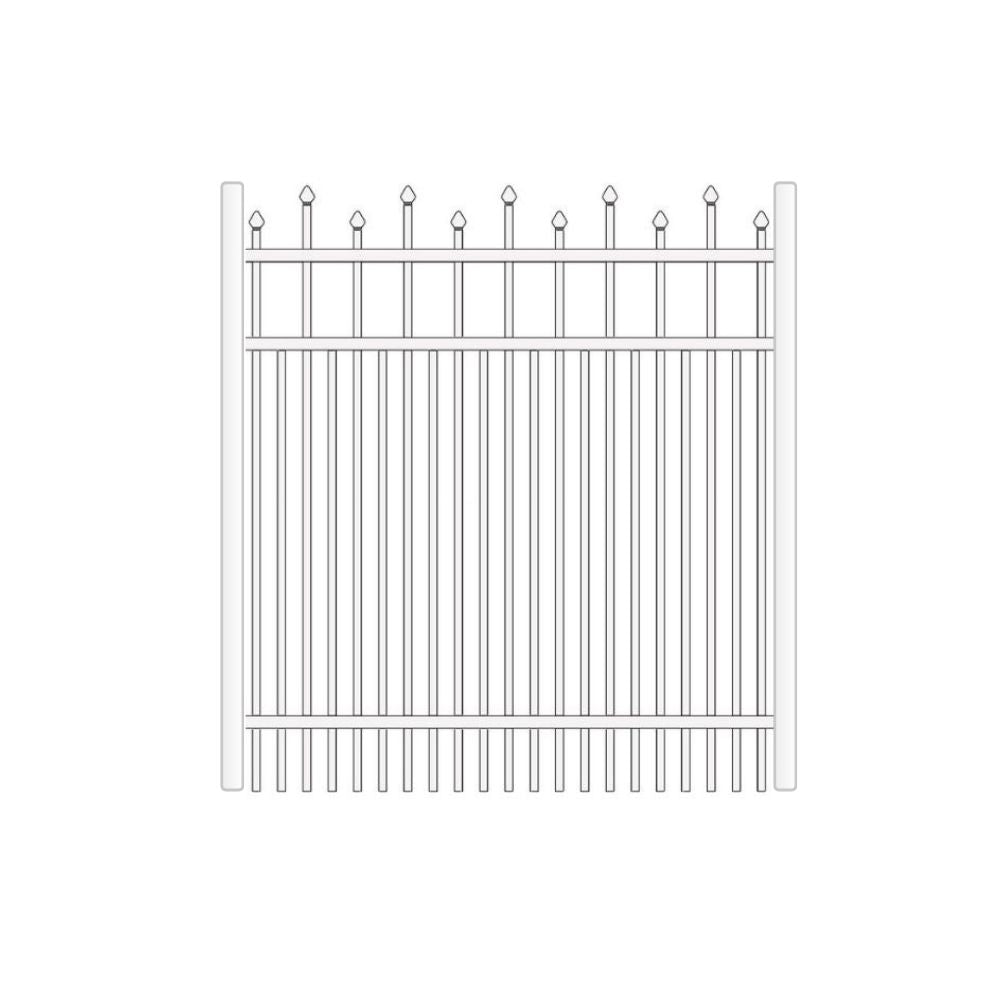 Residential Walk Gate 4’ H x 3’ W Aluminum California Style - iDeal