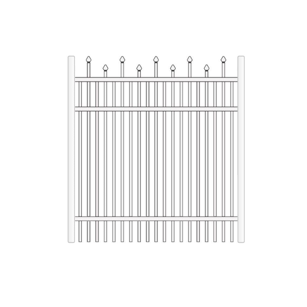 Residential Walk Gate 4’ H x 4’ W Aluminum California Style - iDeal