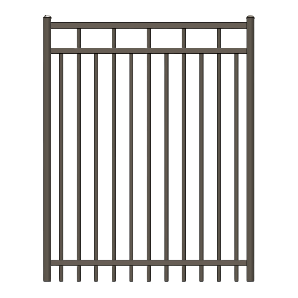Parkway Walk Gate 5’ H x 4’ W Aluminum Carolina Style - iDeal (Bronze) | All Security Equipment
