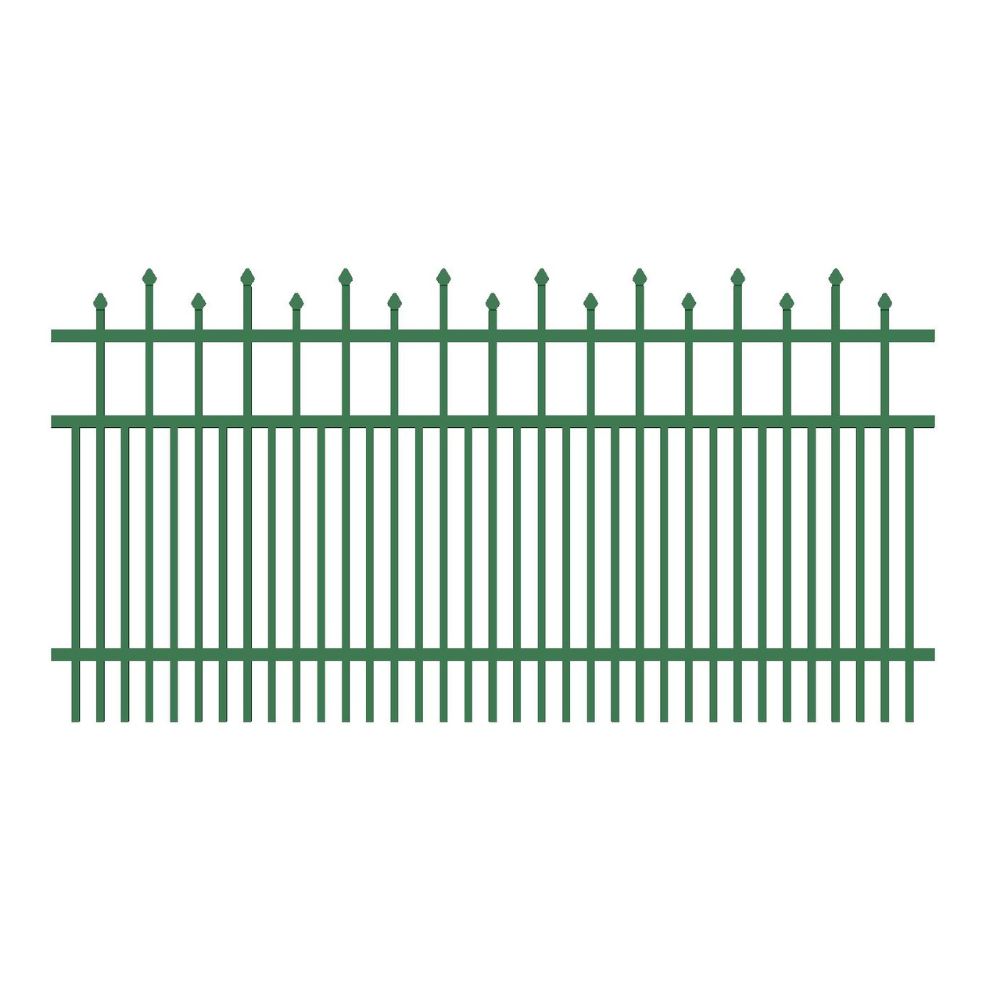 Commercial Fence 4’ H x 6’ W Aluminum California Style - iDeal