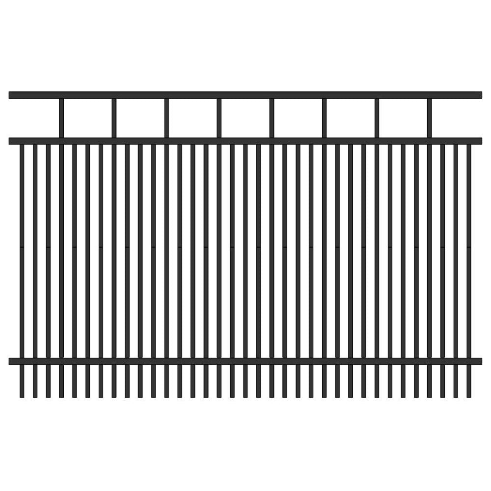 Commercial Fence 5’ H x 6’ W Aluminum Carolina Style - iDeal