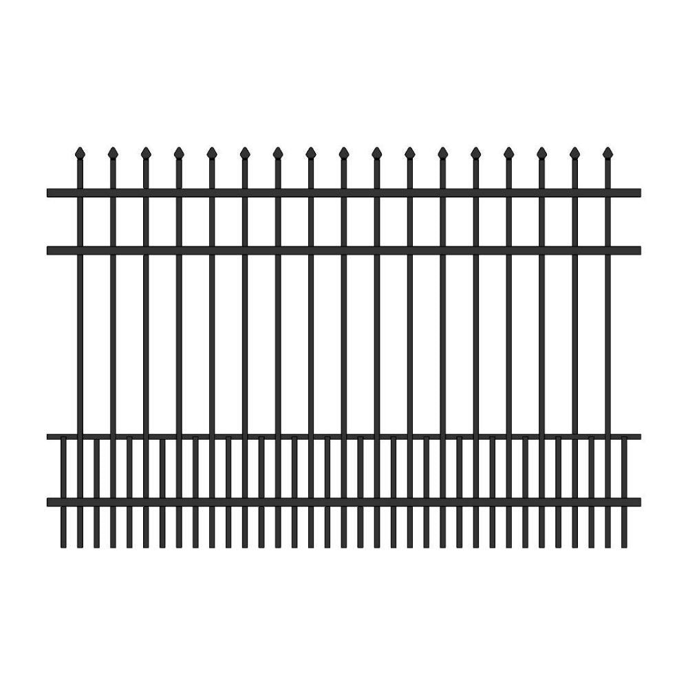 Commercial Fence 4’ H x 6’ W Aluminum Maine Style - iDeal