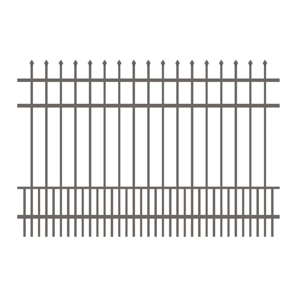 Commercial Fence 4’ H x 6’ W Aluminum Maine Style - iDeal