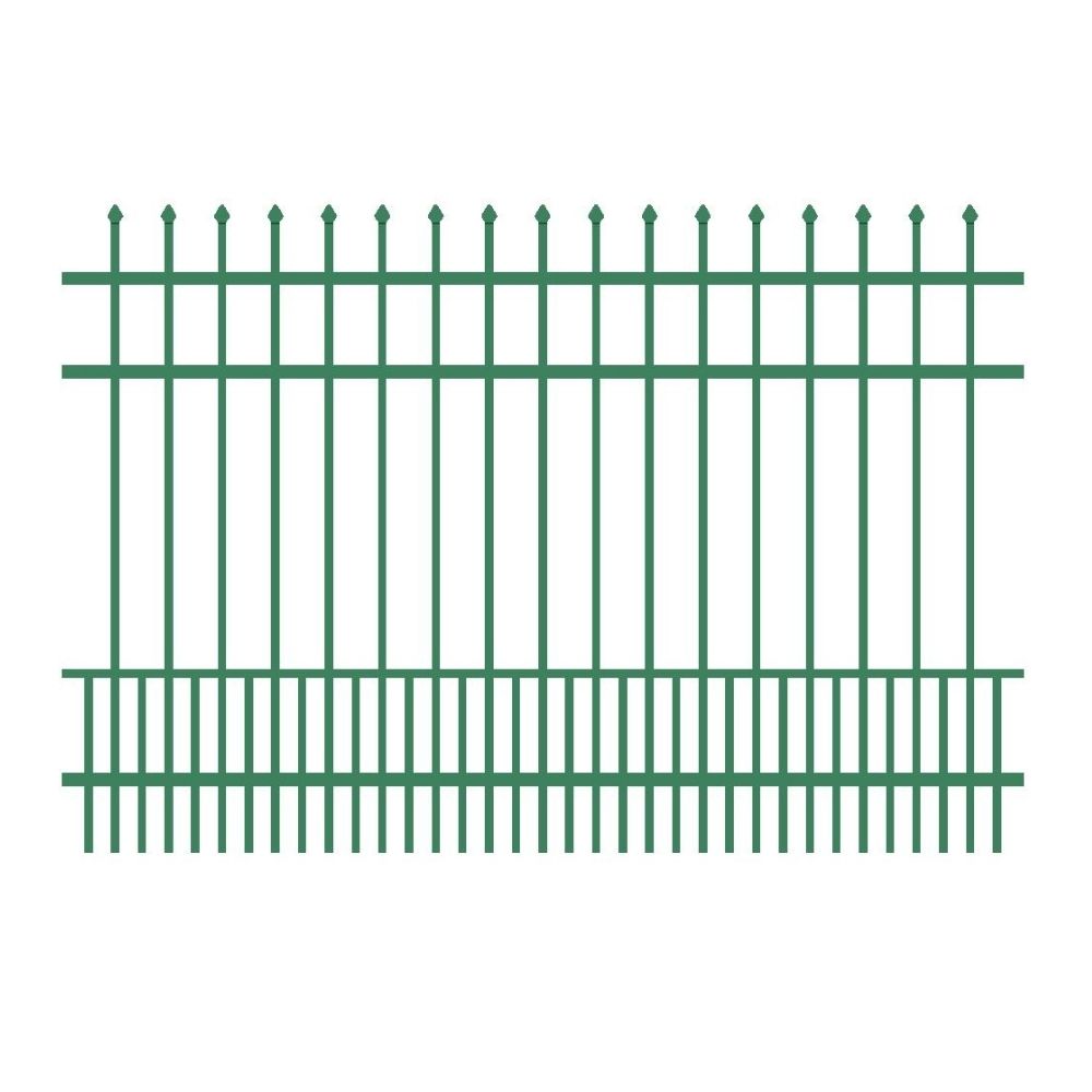 Commercial Fence 6’ H x 6’ W Aluminum Maine Style - iDeal