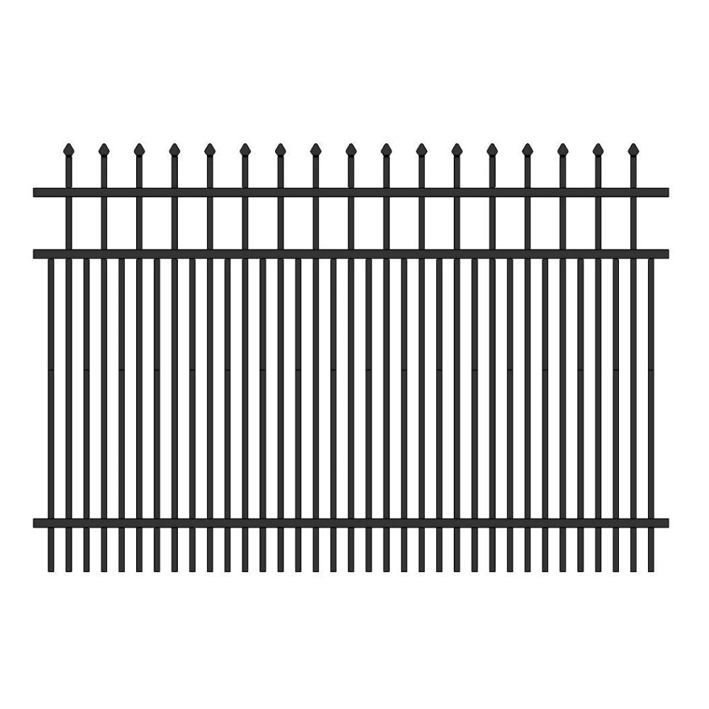 Commercial Fence 4’ H x 6’ W Aluminum Maine Style - iDeal