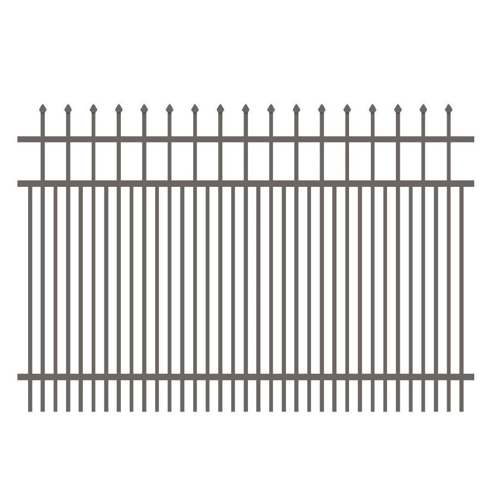 Commercial Fence 4’ H x 6’ W Aluminum Maine Style - iDeal