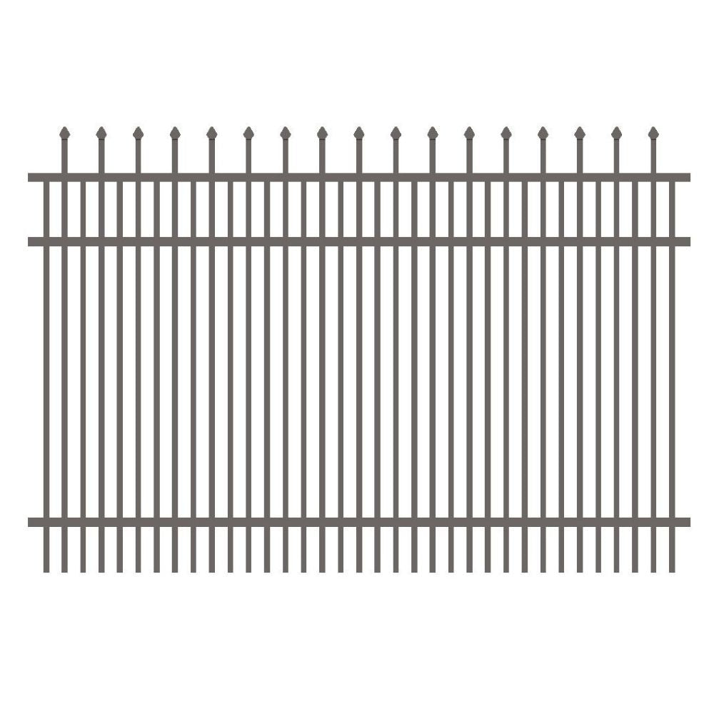 Commercial Fence 4’ H x 6’ W Aluminum Maine Style - iDeal