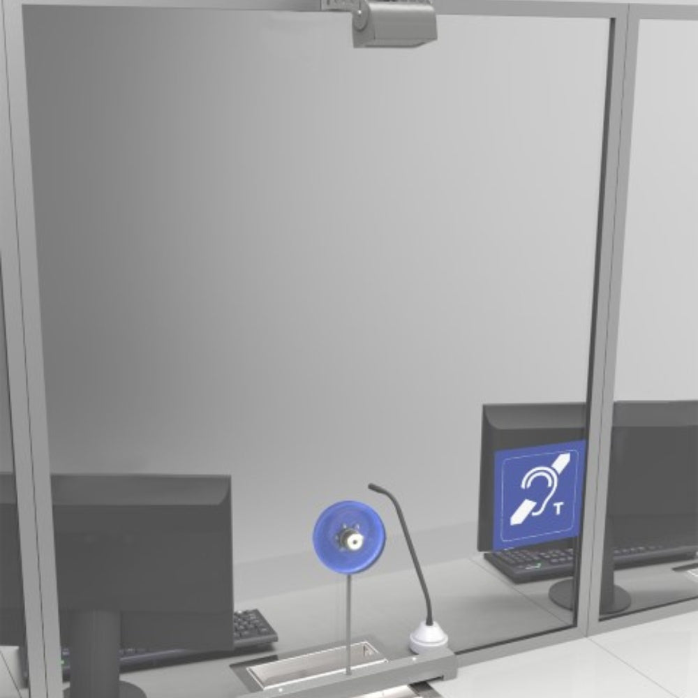 Contacta STS-K020-S23 Series Glass-Mounted Window Intercom Kit | All Security Equipment