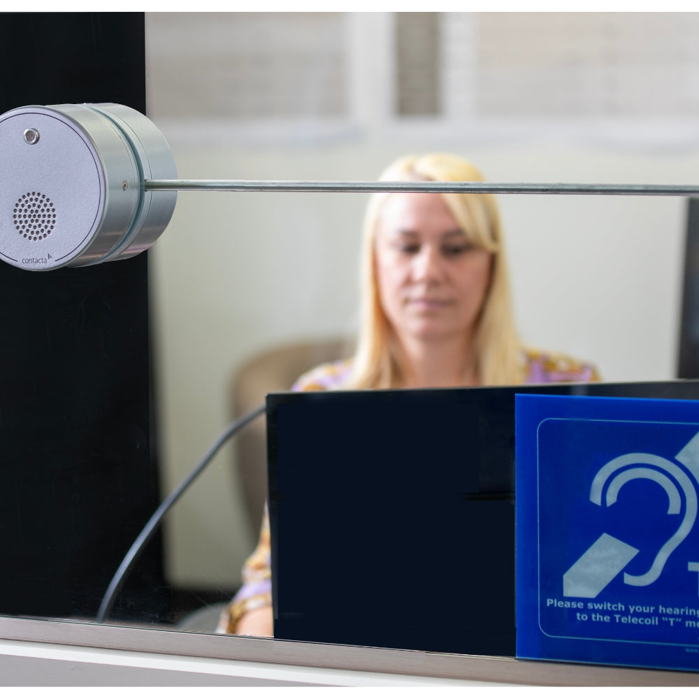 Contacta STS-K022 Window-Mounted Intercom Kit (Level 3 Ballistic-Rated) | All Security Equipment