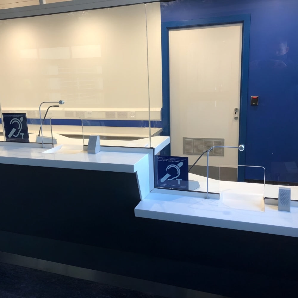 Contacta STS-K058 Bent Window-Mounted Microphone  Intercom Kit | All Security Equipment