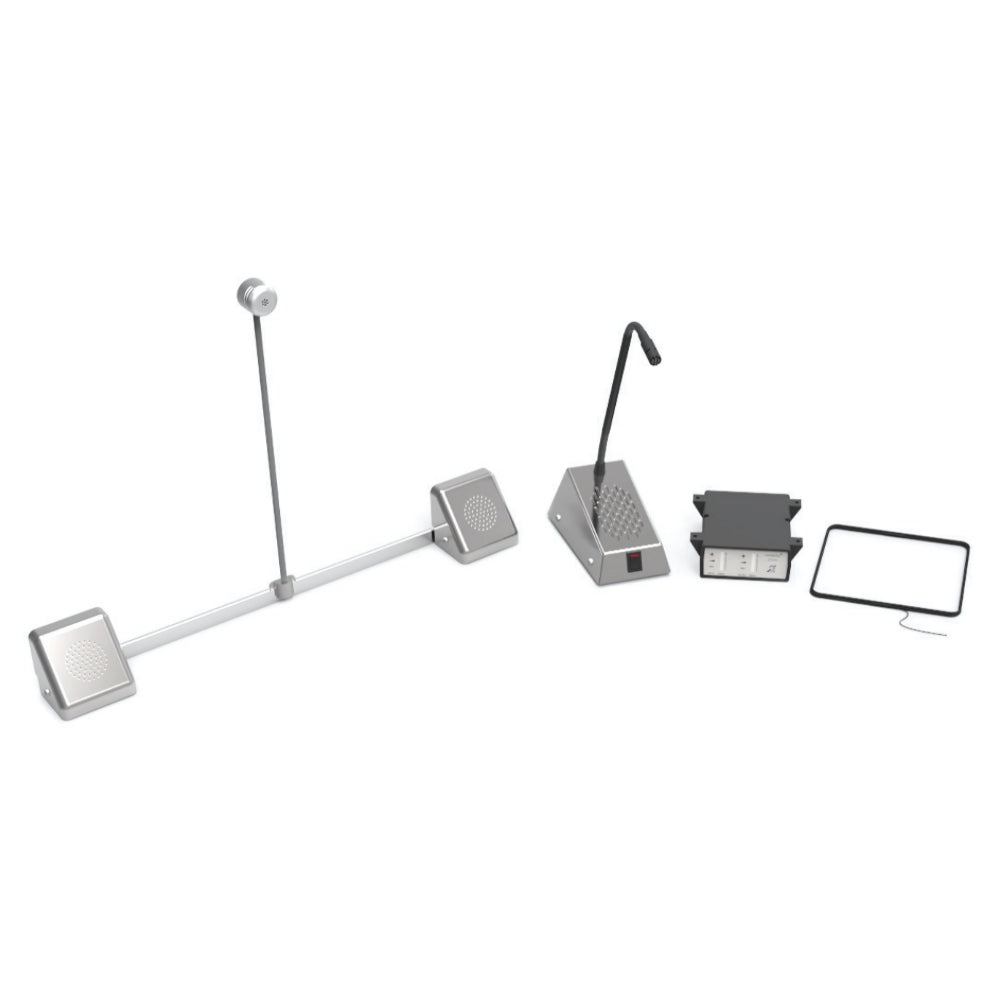 Contacta STS-K060 Stainless Bridge Bar Window Intercom Kit | All Security Equipment