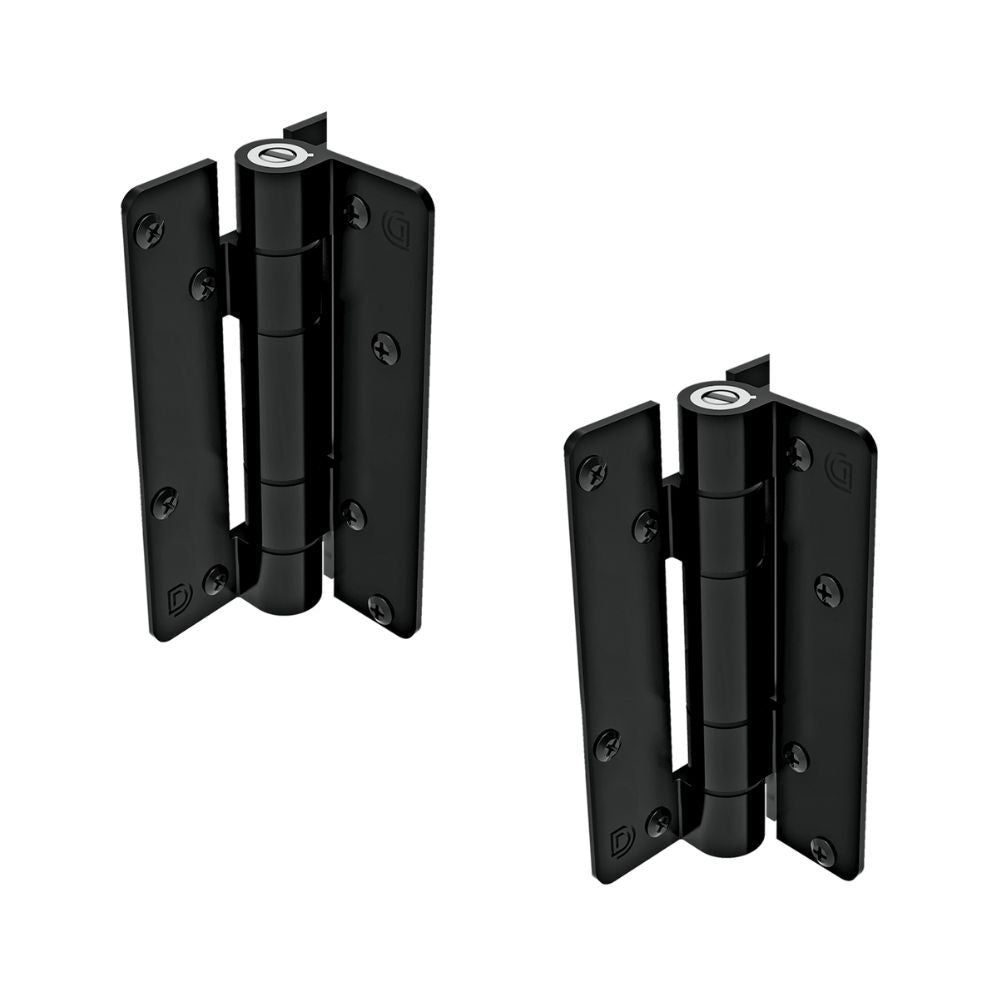 D&D Technologies Self-Closing Aluminum Hinge - Pair KF3A1BL